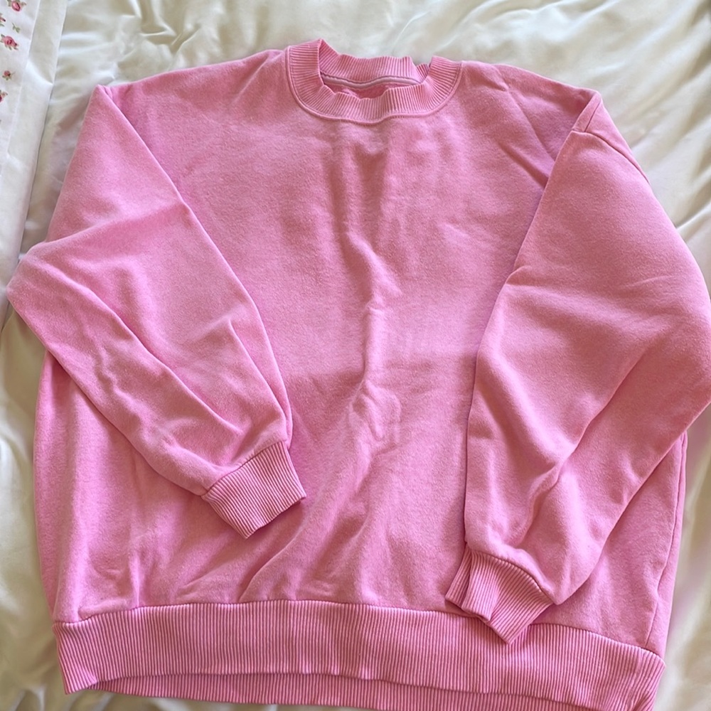 American eagle pink crew neck